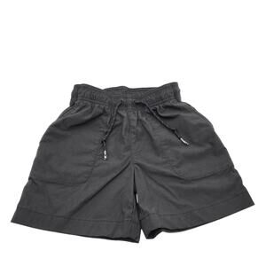 J. Crew Crewcuts Active Black Tech Dock Shorts Boys Sz 6 Preppy Sporty Athletic